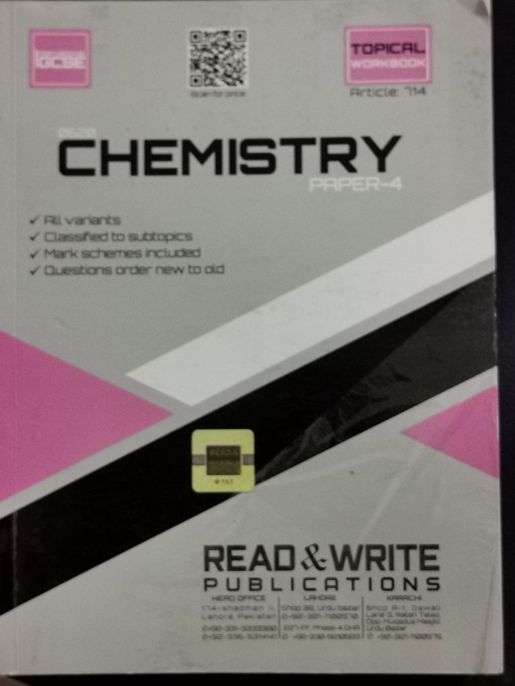 0620 Chemistry paper 4 topical workbook