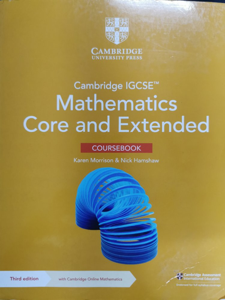 Mathematics Core and extended course book