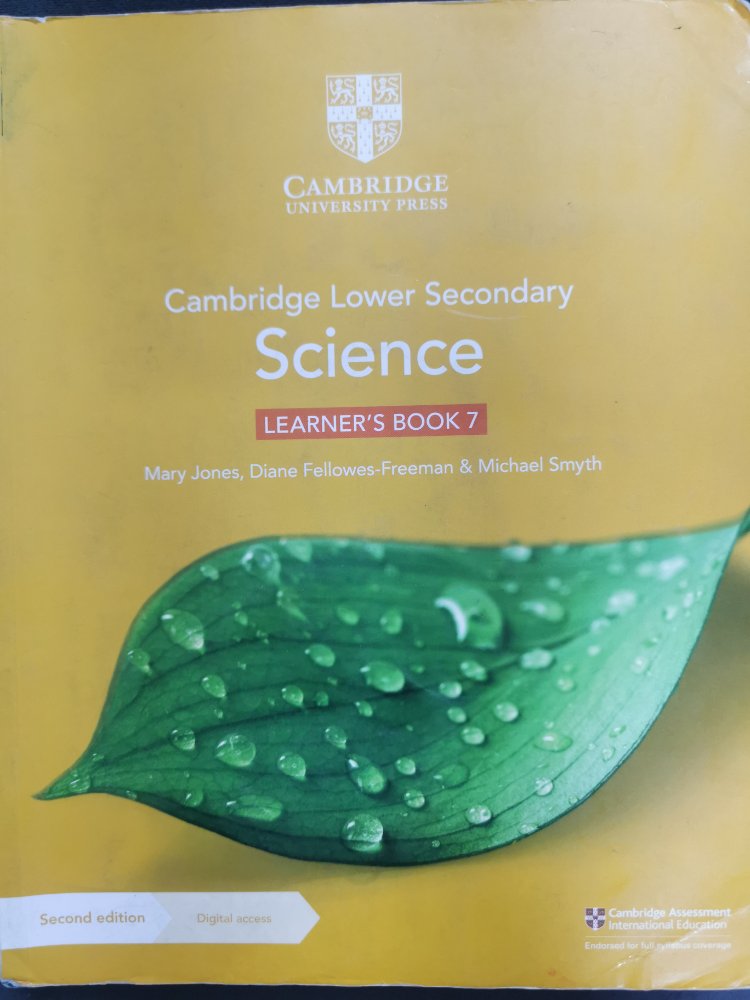 Science Cambridge lower secondary Learners book 7