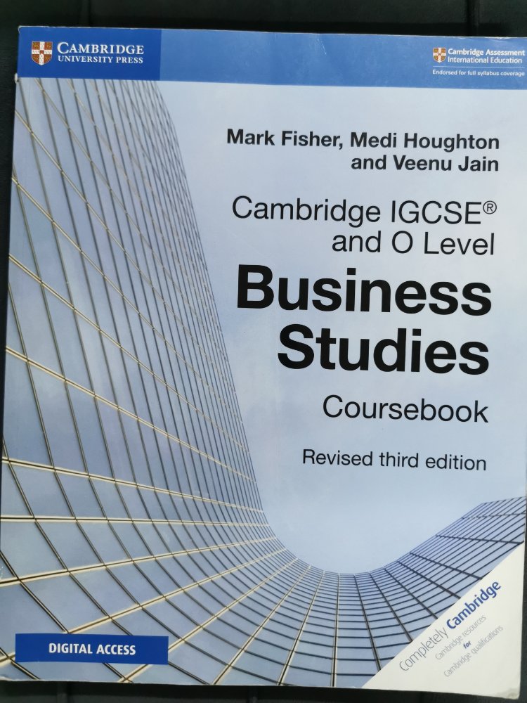 Business studies course book O level